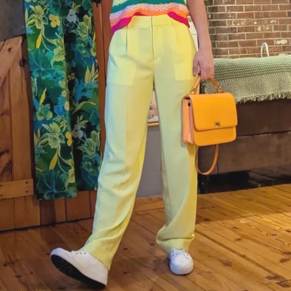 J. Crew Vibrant Yellow Women's Trousers